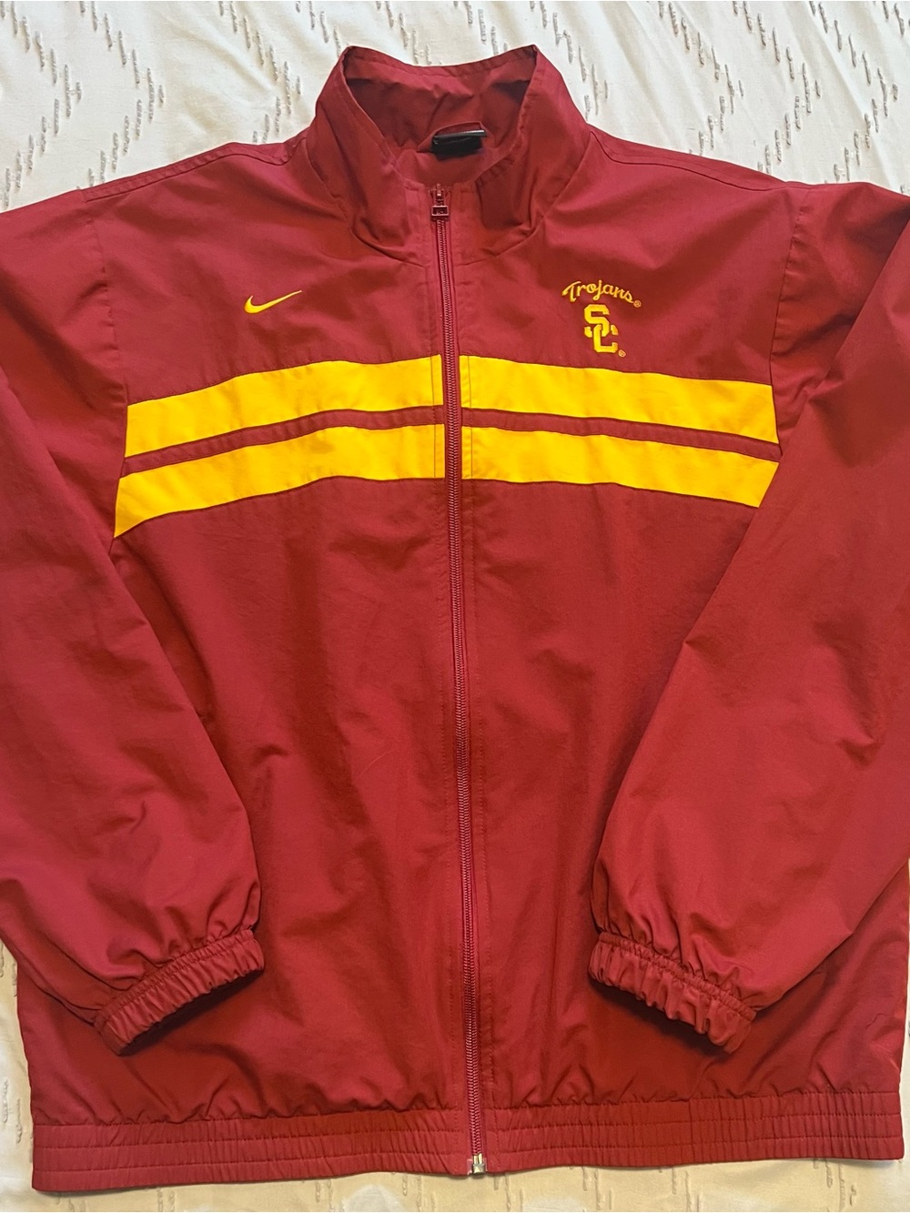 Nike USC Trojans Vintage Windbreaker Jacket Men’s Small